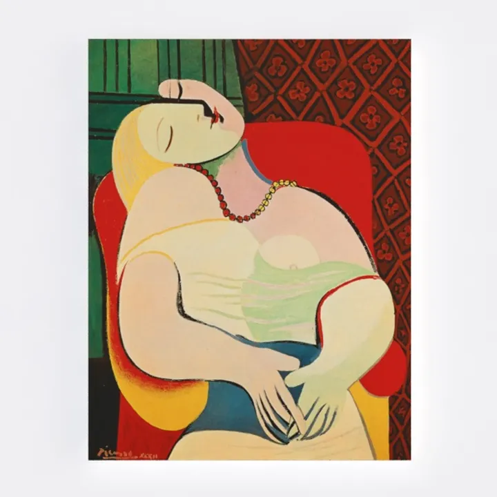 Boho Sun Canvas Wall art Mid-Century Modern